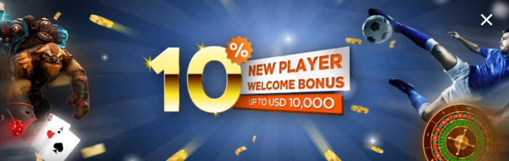 Бонус при регистрации в БК Пинакл888